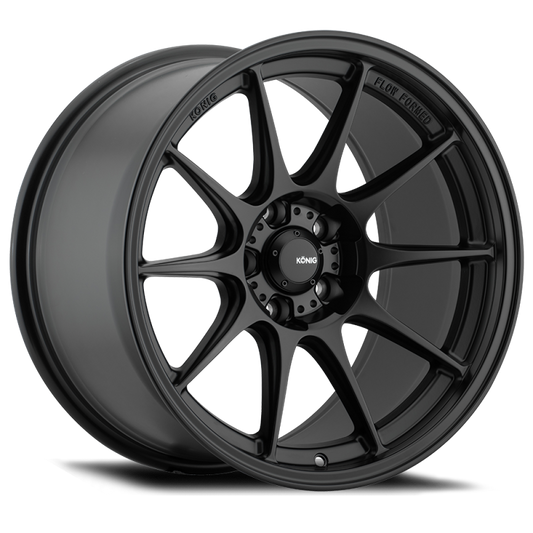 Konig Dekagram 17x9 5x100 ET40 Semi-Matte Black