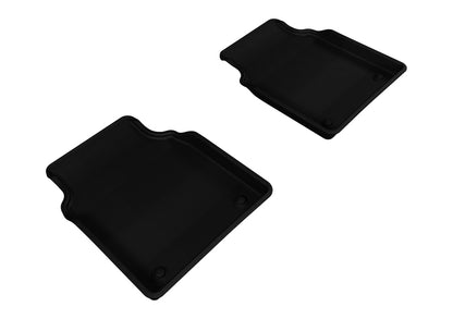 3D MAXpider 2011-2018 Audi A8L Kagu 2nd Row Floormats - Black