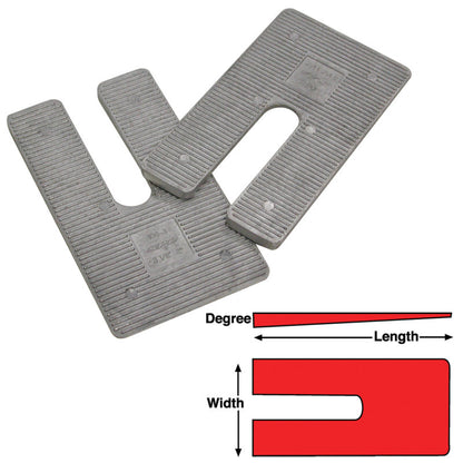 SPC Performance AL SHIMS 3.5X6.25X3 deg.(6)