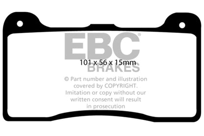 EBC Brakes Yellowstuff Performance Brake Pads