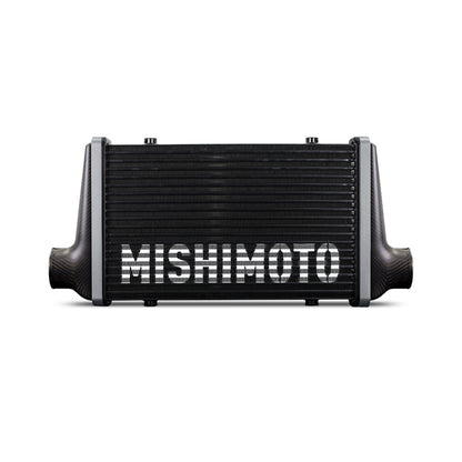 Mishimoto Universal Carbon Fiber Intercooler - Matte Tanks - 525mm Silver Core - S-Flow - DG V-Band