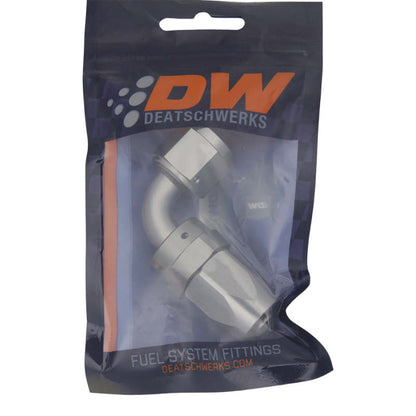 DeatschWerks 8AN Female Swivel 90-Degree Hose End CPE