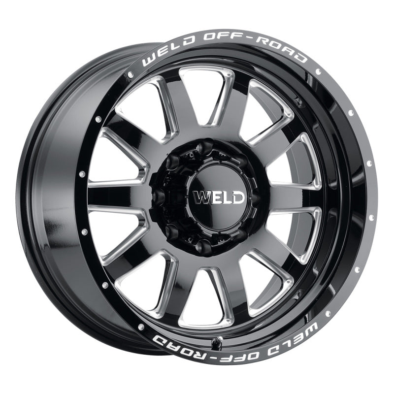 Weld Off-Road W102 20X9.0 Stealth 6X135 6X139.7 ET13 BS5.50 Gloss Black MIL 106.1