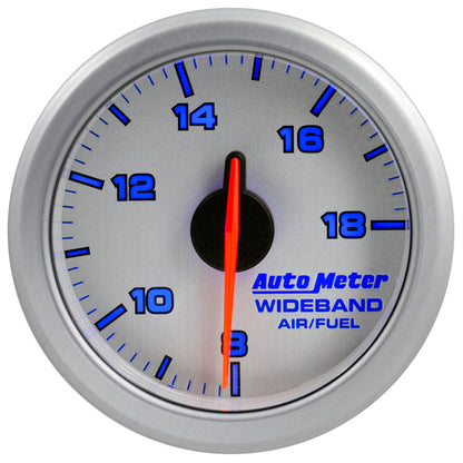 Autometer Airdrive 2-1/6in Wideband Air / Fuel Gauge 10:1-17:1 ARF Range - Silver