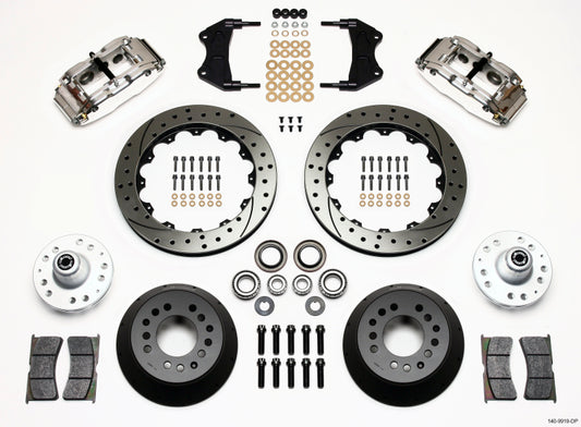 Wilwood Narrow Superlite 6R Front Hub Kit 12.88in Drill Pol WWE ProSpindle