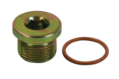 Moroso - Low Warning Sensor Plug w/Copper Washer - M20 x 1.5 Thread - Steel - Single  Product Name: MOR Plugs