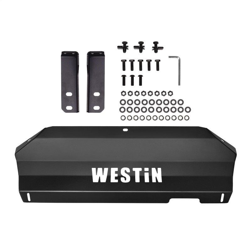 Westin 2016-2018 Toyota Tacoma Outlaw Bumper Skid Plate - Textured Black