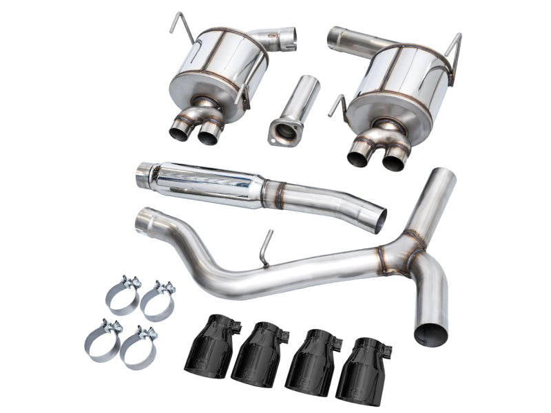 AWE Tuning 2022+ VB Subaru WRX Touring Edition Exhaust - Diamond Black Tips