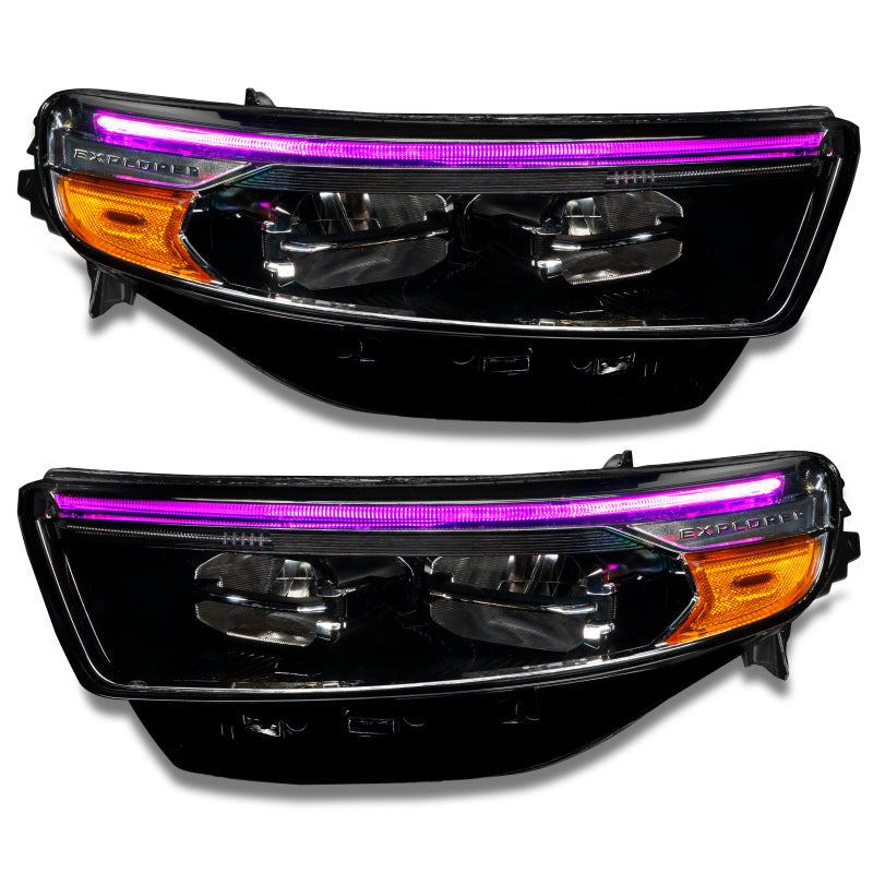 Oracle 20-22 Ford Explorer Dynamic RGB Headlight DRL Kit - - w/ 2.0 Controller SEE WARRANTY