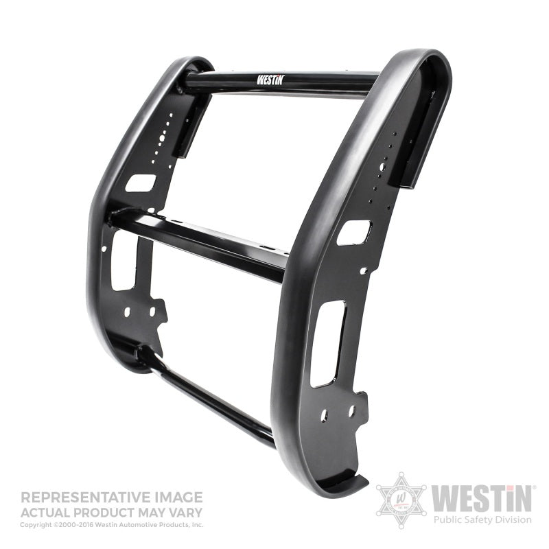 Westin 2016-2018 Ford Interceptor Utility Push Bumper Elite - Black