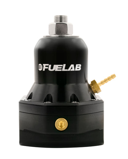 Fuelab 565 EFI Adjustable FPR 25-60 PSI (2) -10AN In (1) -10AN Return Max Flow Bypass - Black