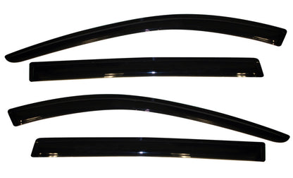 AVS 2010 Lincoln MKT Ventvisor Outside Mount Window Deflectors 4pc - Smoke