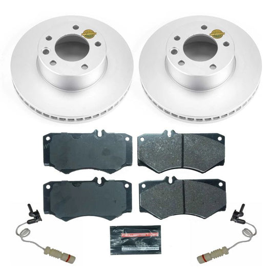 Power Stop 02-08 Mercedes-Benz G500 Front Euro-Stop Brake Kit