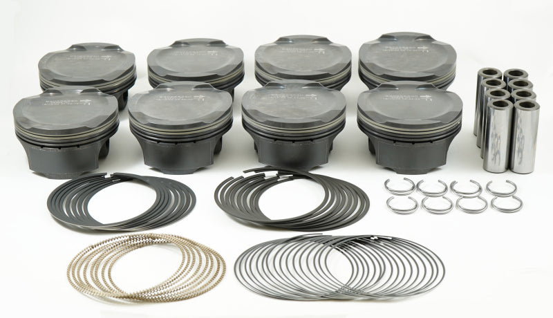 Mahle MS Piston Set SBF 304ci 3.640in Bore 3.65in Stroke 5.933in Rod .866 Pin -13cc 9.1 CR Set of 8