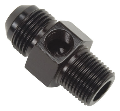 Russell Performance -6 AN Flare to 3/8in Pipe Pressure Adapter (Black)