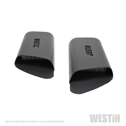 Westin 18-20 Jeep Wrangler JL 2dr LED Hood Scoops - Textured Black