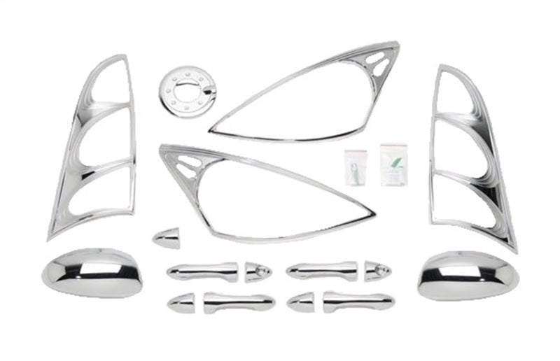 Putco 00-04 Ford Focus (4 Door) DH/MC/TL/HL/FTC Chrome Trim Accessory Kits