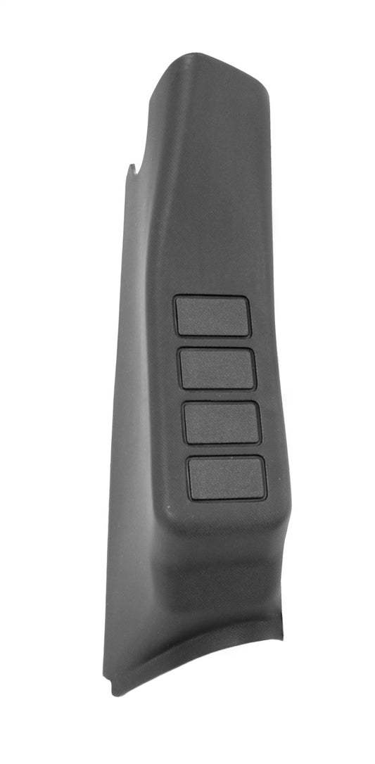 Rugged Ridge A-Pillar 4 Switch Pod Black RHD 11-18 Jeep Wrangler JK