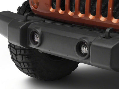 Raxiom 07-23 Jeep Wrangler JK & JL Axial Series Tri-Bar LED Fog Lights- Amber