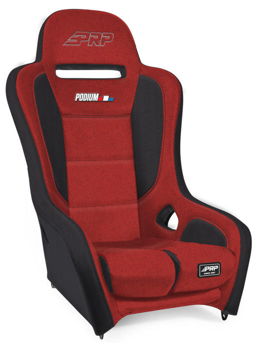PRP Podium Elite Suspension Seat- Red/Black