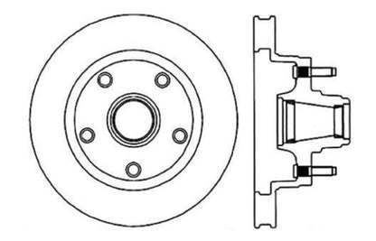 StopTech Slotted & Drilled Sport Brake Rotor