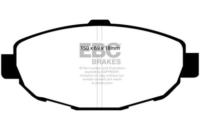 EBC 99-01 Lexus SC300 3.0 Ultimax2 Front Brake Pads