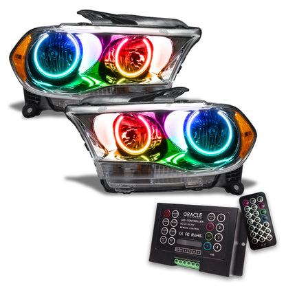 Oracle 11-13 Dodge Durango SMD HL Halogen - Chrome - ColorSHIFT w/ 2.0 Controller NO RETURNS