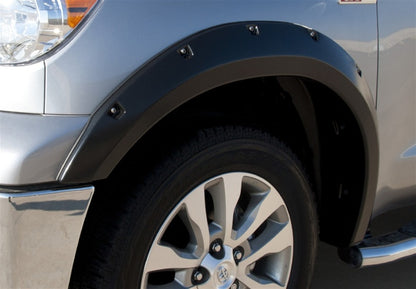 Lund 07-13 Toyota Tundra RX-Rivet Style Smooth Elite Series Fender Flares - Black (4 Pc.)