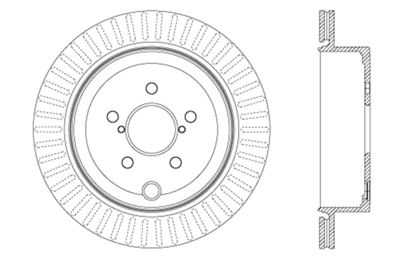 StopTech Drilled Sport Brake Rotor