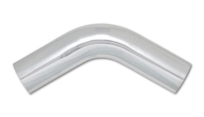 Vibrant - 4in O.D. Universal Aluminum Tubing (60 degree Bend) - Polished