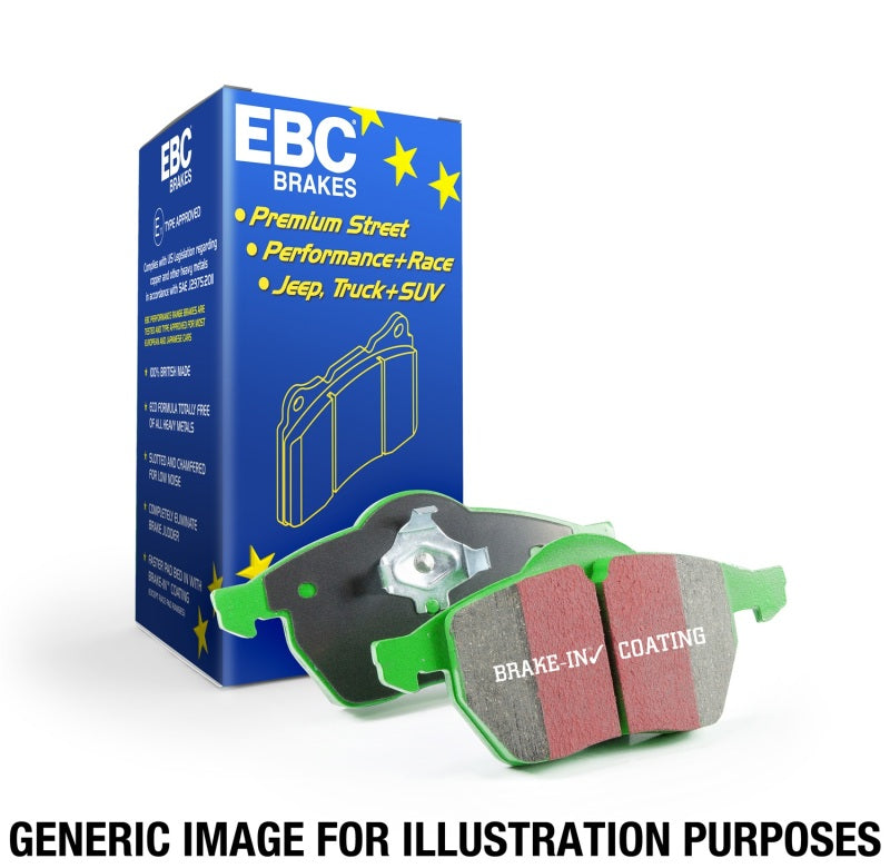 EBC 2016+ Fiat 124 Spider 1.4L Turbo Greenstuff Front Brake Pads