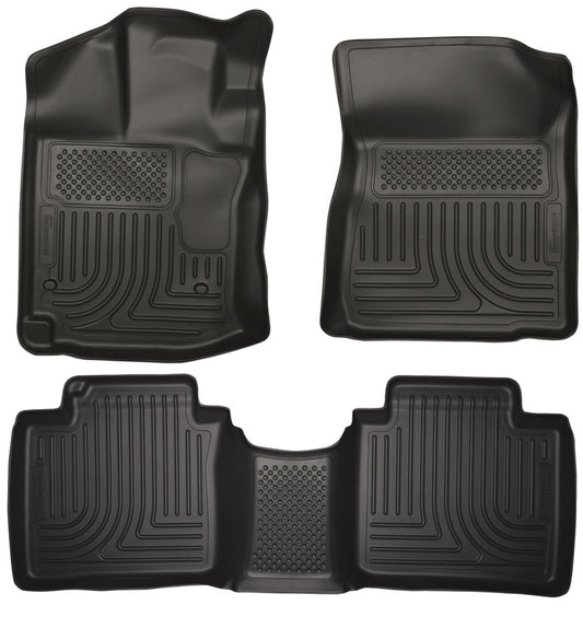 Husky Liners 12-13 Toyota Venza WeatherBeater Black Front & 2nd Seat Floor Liners