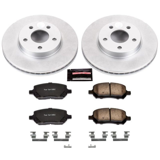 Power Stop 07-10 Chevrolet Cobalt Front Z17 Evolution Geomet Coated Brake Kit