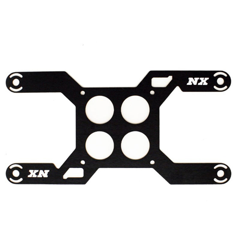 Nitrous Express Carb Plate Solenoid Bracket for Dominator (4 Solenoid)