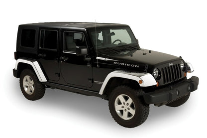 Putco 07-18 Jeep Wrangler Chrome ABS Fender Flares