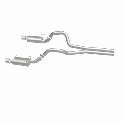 MagnaFlow 13 Ford Mustang Dual Split Rear Exit Stainless Cat Back Performance Exhaust (Street)