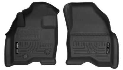 Husky Liners 15-17 Ford Explorer WeatherBeater Black Front Floor Liners