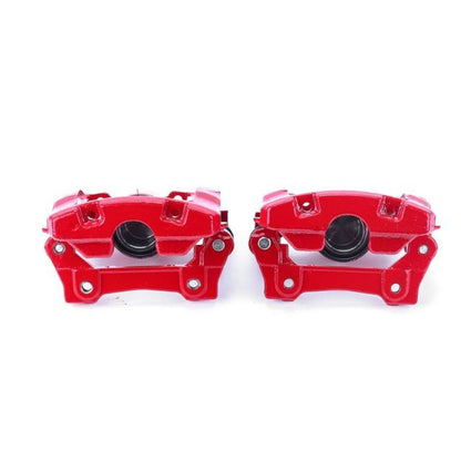 Power Stop 07-11 Lexus GS350 Rear Red Calipers w/Brackets - Pair