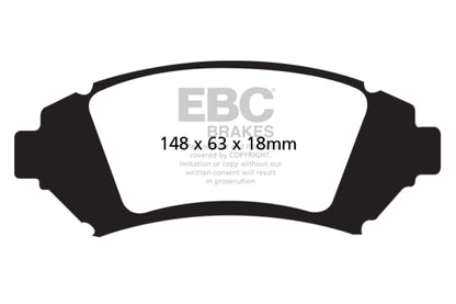 EBC 05 Buick Le Sabre (FWD) 3.8 (16in Wheels) Greenstuff Front Brake Pads