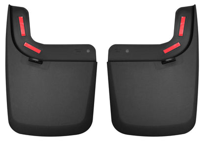 Husky Liners 17 Ford F-250 Super Duty / F-350 Super Duty Rear Mud Guards (w/ Flares) Black
