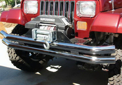 Rampage 1976-1983 Jeep CJ5 Double Tube Bumper - Stainless