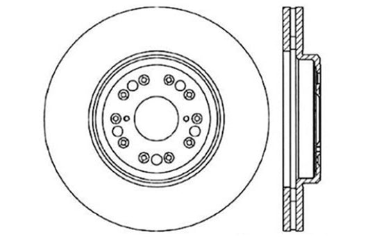 StopTech Drilled Sport Brake Rotor