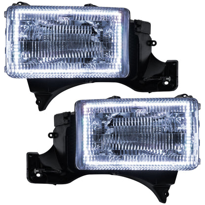 Oracle 94-02 Dodge Ram Pre-Assembled Halo Headlights - White