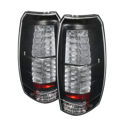 Spyder Chevy Avalanche 07-13 LED Tail Lights Black ALT-YD-CAV07-LED-BK