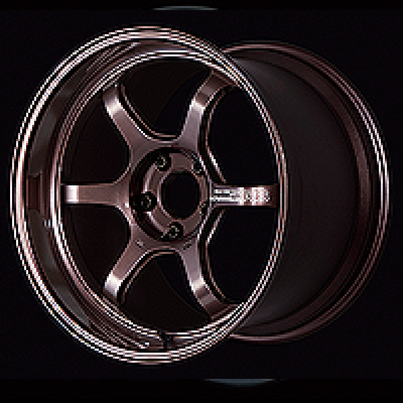 Advan R6 18x8.5 +45 5-100 Racing Copper Bronze Wheel