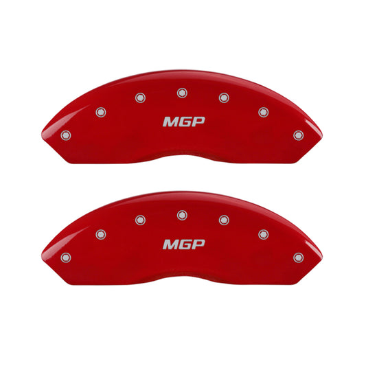 MGP 4 Caliper Covers Engraved Front & Rear MGP Red Finish Silver Characters 2019 Toyota 86