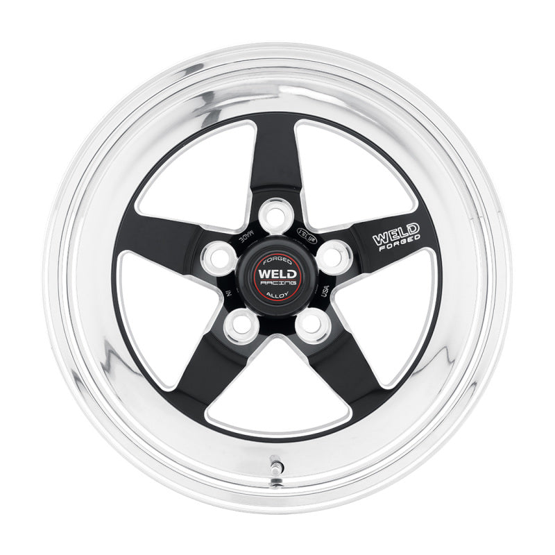 Weld S71 15x8.33 / 5x4.5 BP / 4.5in. BS Black Wheel (Low Pad) - Non-Beadlock