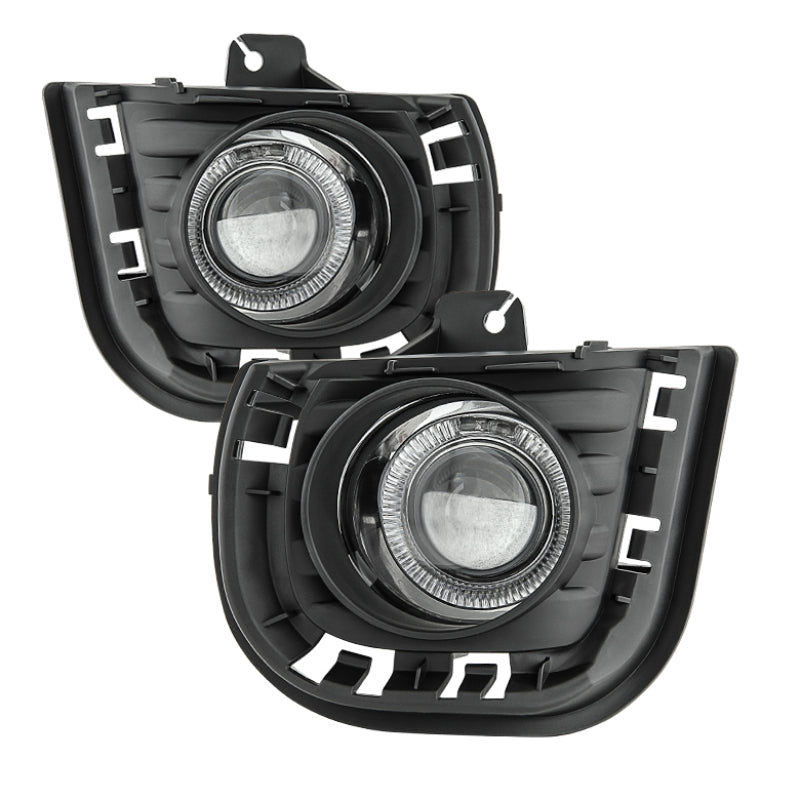 Spyder Scion TC 2014-2016 Halo Projector Fog Lights w/Switch - Clear FL-P-STC2014-HL