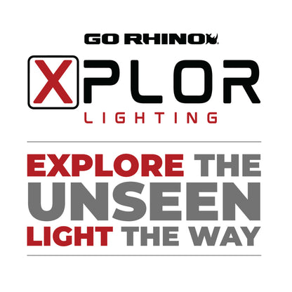 Go Rhino Xplor Bright Series Dbl Row LED Light Bar (Side/Track Mount) 21.5in. - Blk