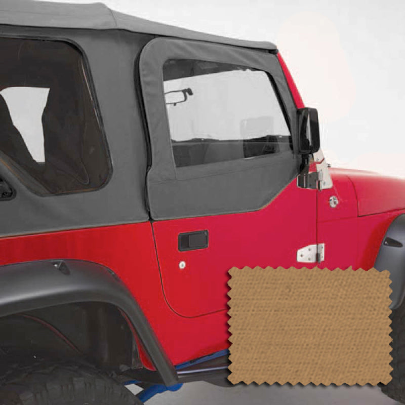 Rugged Ridge Upper Soft Door Kit Spice 97-06 Jeep Wrangler